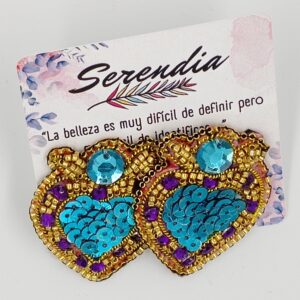 Aros bordados a mano