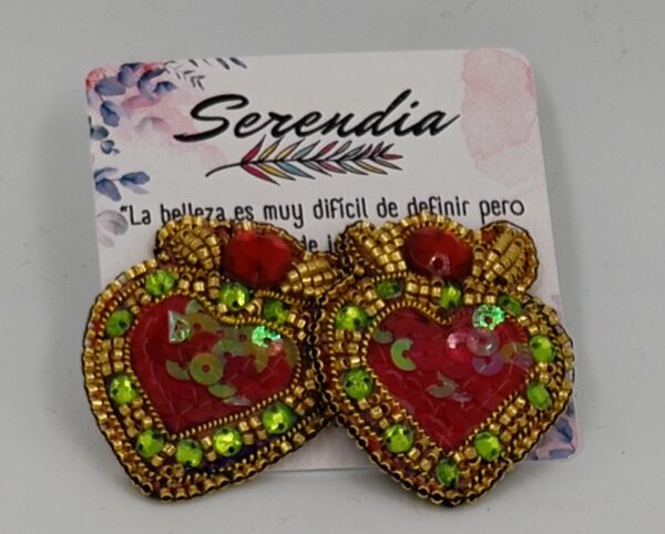 Aros bordados a mano